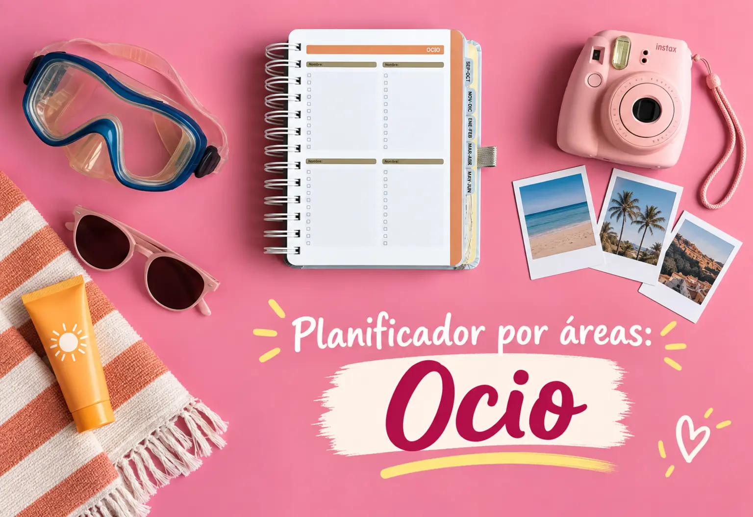 Planificador Maison para organizar el área de Ocio