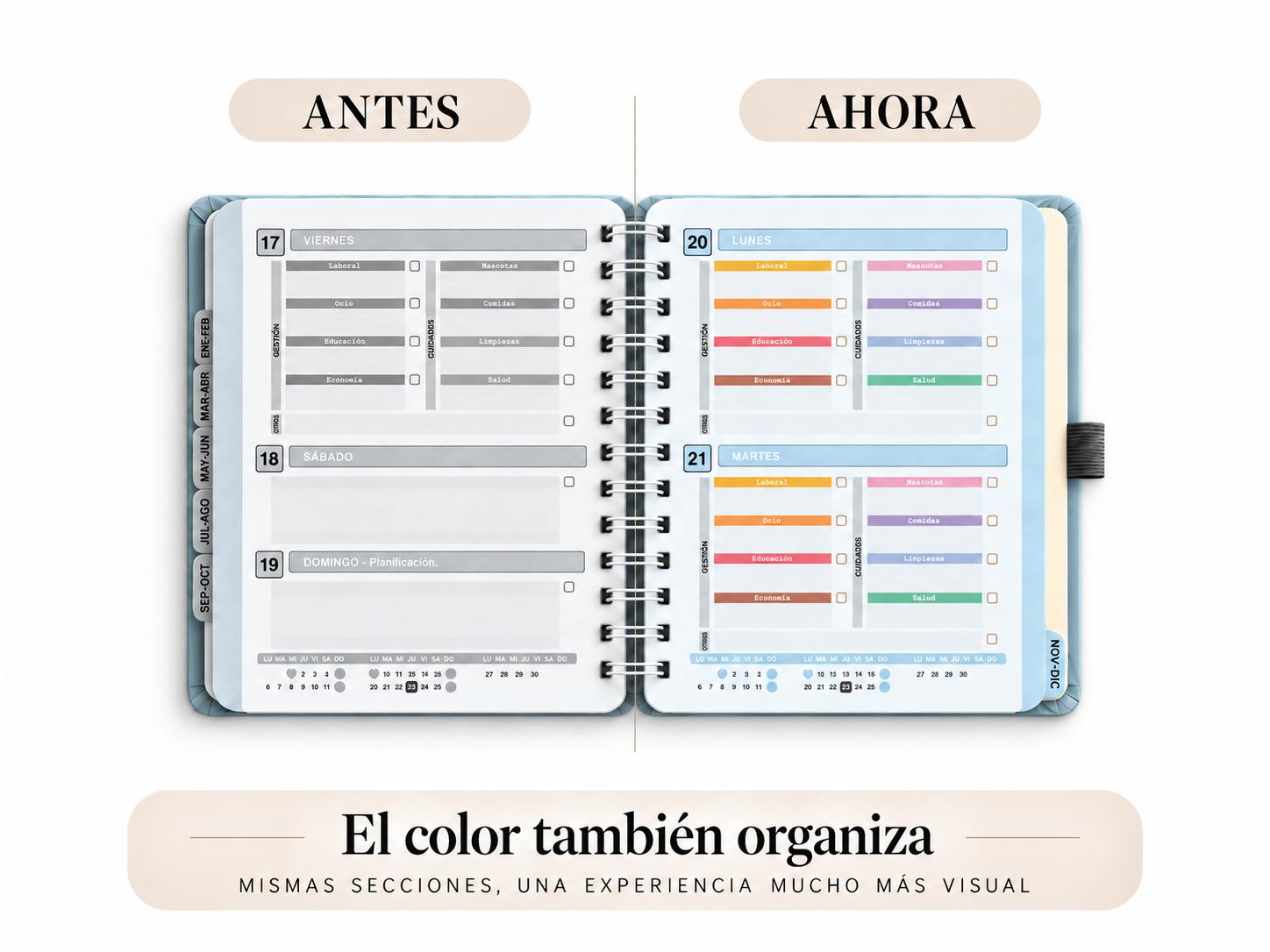 Agenda Planner Maison 2027 — vista 3