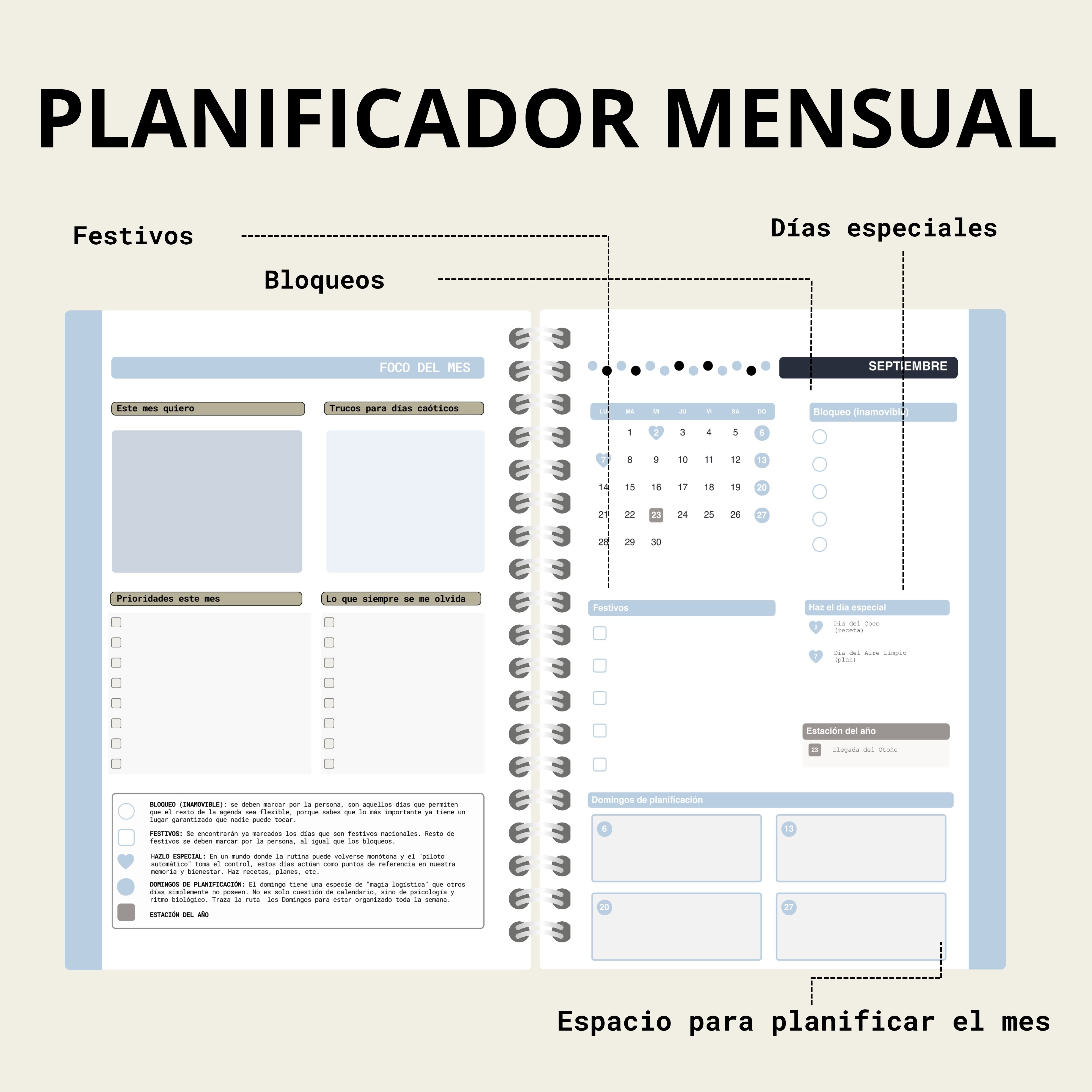 Agenda Planner Maison 2027: octava vista del producto